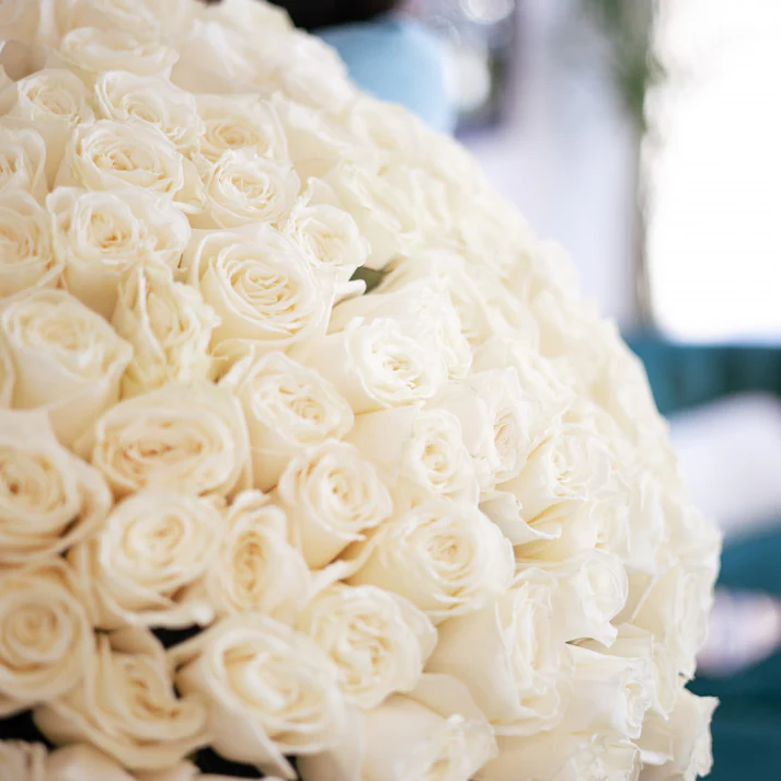 White Roses Bouquet