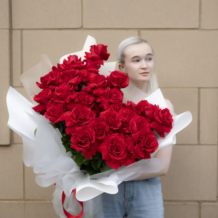 French Style Red Roses